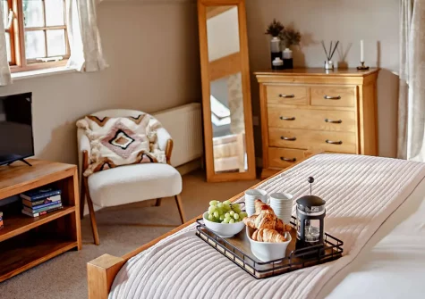 Bedroom #2 at Meadows, Higher Treyone, Hessenford