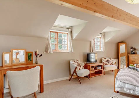 Bedroom #2 at Meadows, Higher Treyone, Hessenford