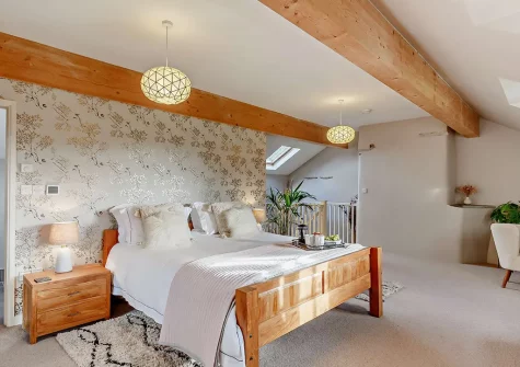 Bedroom #2 at Meadows, Higher Treyone, Hessenford