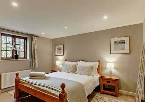 Bedroom #2 at Meadows, Higher Treyone, Hessenford