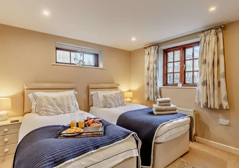 Bedroom #3 at Meadows, Higher Treyone, Hessenford
