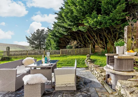 The patio, barbecue, alfresco dining area, hot tub & garden at patio, barbecue, alfresco dining area, hot tub & garden