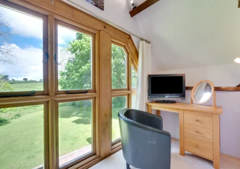 Bedroom #1 at Meadowside Barn, Meshaw