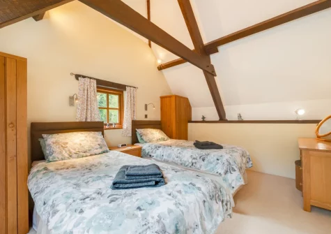 Bedroom #2 at Meadowside Barn, Meshaw