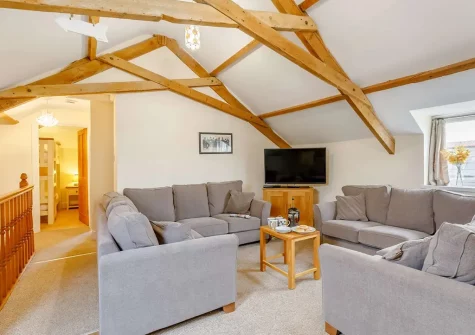 The living area at Meadowsweet, Berrynarbor