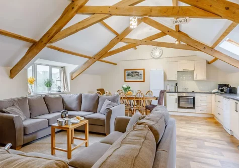 The living area at Meadowsweet, Berrynarbor