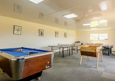 The shared games barn at Meadowsweet, Berrynarbor