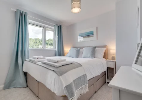 Bedroom #2 at Meadowsweet, Looe