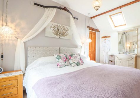 Bedroom #1 at Meadowview Cottage, Trelash