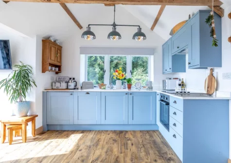 The kitchen at Medlar's Cott, Tytherleigh