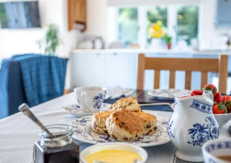 The dining area at Medlar's Cott, Tytherleigh