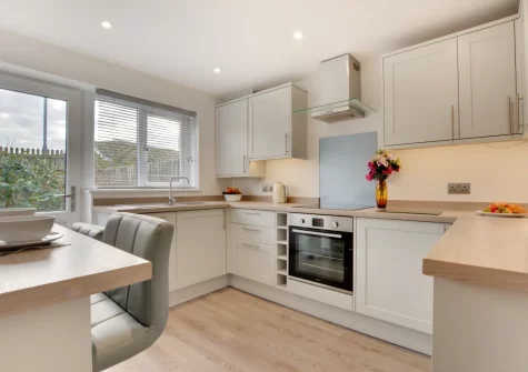 The kitchen at Mena-Gwins, Padstow