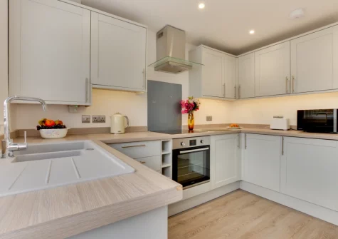 The kitchen at Mena-Gwins, Padstow