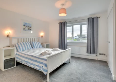 Bedroom #1 at Mena-Gwins, Padstow