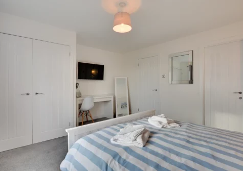 Bedroom #1 at Mena-Gwins, Padstow