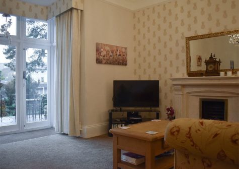 The living area at Merlewood House, Torquay