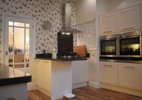 The kitchen at Merlewood House, Torquay