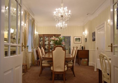 The living area at Merlewood House, Torquay