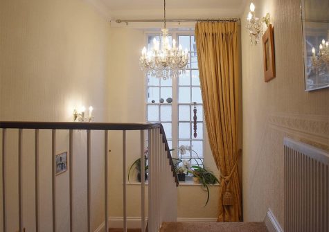 The stairway at Merlewood House, Torquay