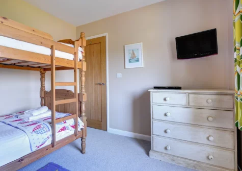Bedroom #4 at Merlyn, Porthleven