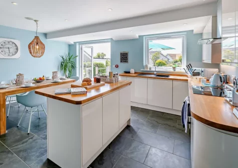The kitchen at Mermaids, Croyde