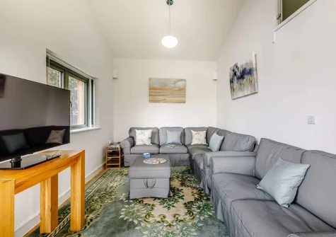 The living area at Merry Barn, Payhembury