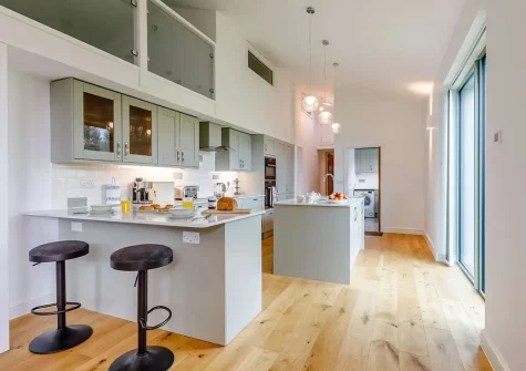 The kitchen at Merry Barn, Payhembury