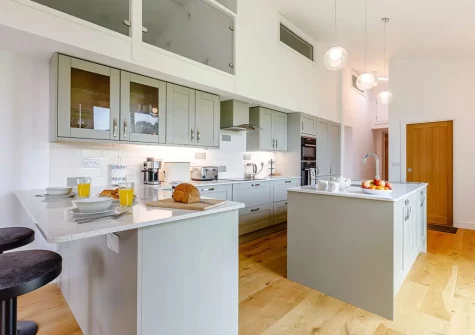 The kitchen at Merry Barn, Payhembury
