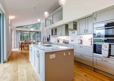 The kitchen at Merry Barn, Payhembury