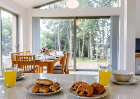 The kitchen & dining area at Merry Barn, Payhembury