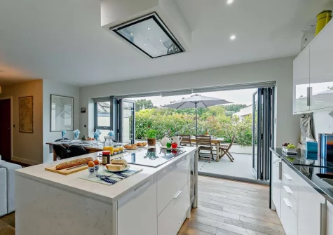 The kitchen at Midships, Charlestown