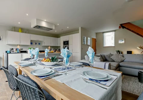 The dining area at Midships, Charlestown