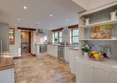 The kitchen at Mill Barn, Bish Mill