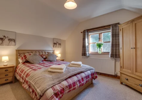 Bedroom #1 at Mill Barn, Bish Mill