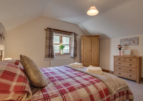 Bedroom #1 at Mill Barn, Bish Mill