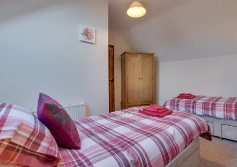 Bedroom #3 at Mill Barn, Bish Mill