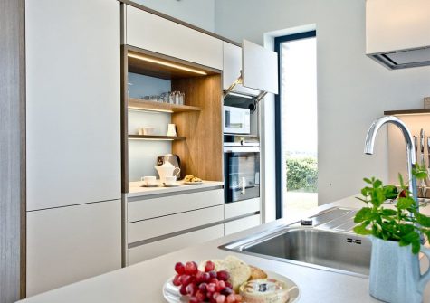 The kitchen at Millook, Wooda Farm, Bush