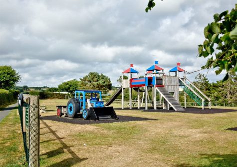 The children's play area at Wooda Farm, Bush