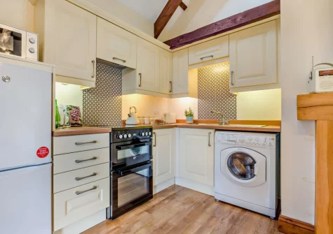 The kitchen at Millpond Stables, Clawton