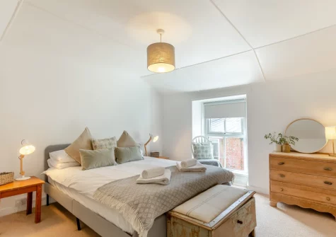 Bedroom #1 at Minmar Cottage, St Ives