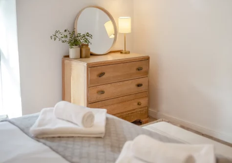 Bedroom #1 at Minmar Cottage, St Ives