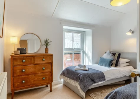 Bedroom #2 at Minmar Cottage, St Ives