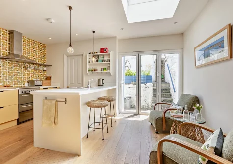 The kitchen at Mira Mare, Appledore