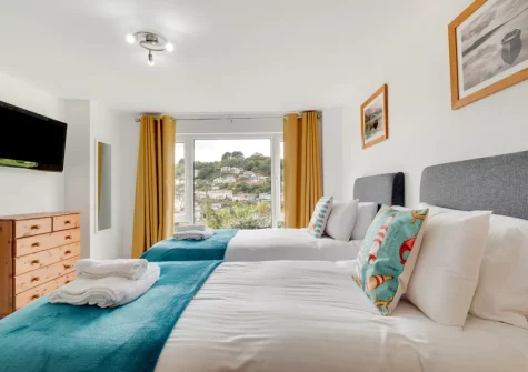 Bedroom #2 at Mizzen Cottage, Looe