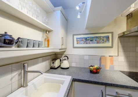 The kitchen at Mole End, Appledore