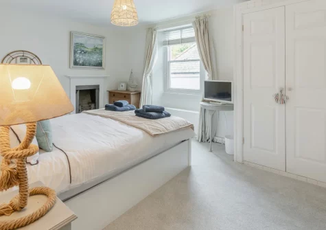 Bedroom #1 at Mole End, Fowey