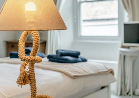 Bedroom #1 at Mole End, Fowey