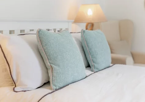 Bedroom #1 at Mole End, Fowey