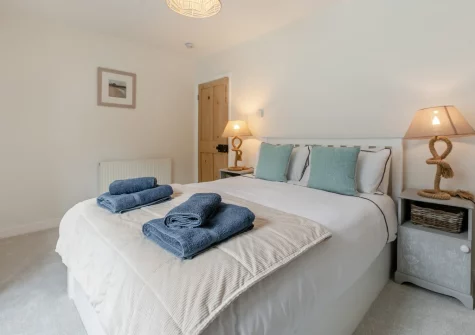 Bedroom #1 at Mole End, Fowey