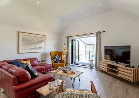 The living area at Mondeville, Westward Ho!
